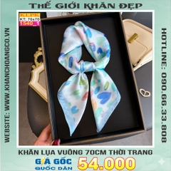 Khăn Phụ Kiện Lụa Vuông 70cm - Thế Giới Khăn Đẹp C1035_1