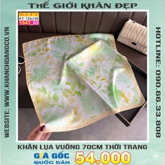 Khăn Phụ Kiện Lụa Vuông 70cm - Thế Giới Khăn Đẹp C1030_3