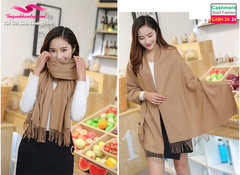 Khăn Choàng Cashmere Trơn Màu Cao Cấp Cashmere2424