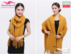 Khăn Choàng Cashmere Trơn Màu Cao Cấp Cashmere2427