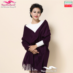 Khăn Choàng Cashmere Trơn Màu Cao Cấp Cashmere2440