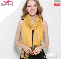 Khăn Choàng Cashmere Trơn Màu Cao Cấp Cashmere2409