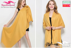 Khăn Choàng Cashmere Trơn Màu Cao Cấp Cashmere2409