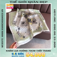 Khăn Phụ Kiện Lụa Vuông 70cm - Thế Giới Khăn Đẹp C1034_1