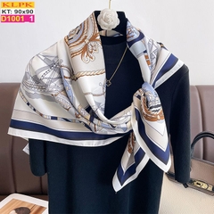 Khăn Phụ Kiện Lụa Vuông 90cm - Thế Giới Khăn Đẹp - D1001_1