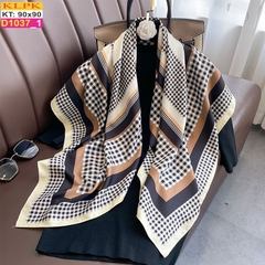Khăn Phụ Kiện Lụa Vuông 90cm - Thế Giới Khăn Đẹp - D1007_1