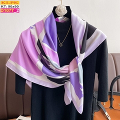 Khăn Phụ Kiện Lụa Vuông 90cm - Thế Giới Khăn Đẹp - D1034_2