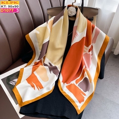Khăn Phụ Kiện Lụa Vuông 90cm - Thế Giới Khăn Đẹp - D1034_3