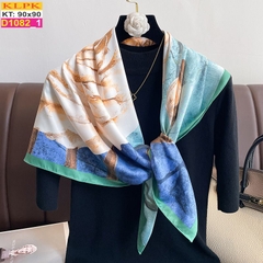 Khăn Phụ Kiện Lụa Vuông 90cm - Thế Giới Khăn Đẹp - D1032_1