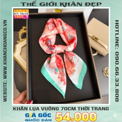 Khăn Phụ Kiện Lụa Vuông 70cm - Thế Giới Khăn Đẹp C1055_1