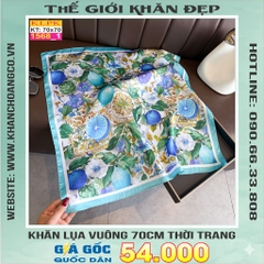 Khăn Phụ Kiện Lụa Vuông 70cm - Thế Giới Khăn Đẹp C1011_1
