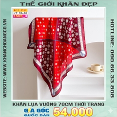 Khăn Phụ Kiện Lụa Vuông 70cm - Thế Giới Khăn Đẹp C1059_3