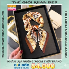 Khăn Phụ Kiện Lụa Vuông 70cm - Thế Giới Khăn Đẹp C1038_1