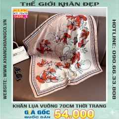 Khăn Phụ Kiện Lụa Vuông 70cm - Thế Giới Khăn Đẹp C1009_1