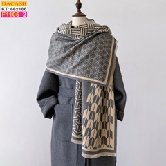 Khăn Choàng Cổ Cashmere Cao Cấp Thế Giới Khăn Đẹp CASHMERE F1105_2