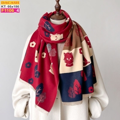 Khăn Choàng Cổ Cashmere Cao Cấp Thế Giới Khăn Đẹp CASHMERE F1106_4
