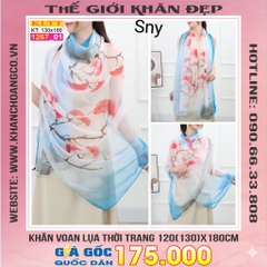 Khăn Lụa Tơ Tằm Thế Giới Khăn Đẹp cao cấp KLTT 267_01