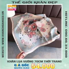 Khăn Phụ Kiện Lụa Vuông 70cm - Thế Giới Khăn Đẹp C1034_2