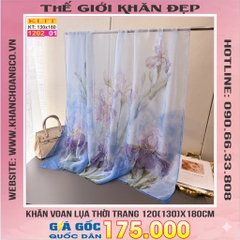 Khăn Lụa Tơ Tằm Thế Giới Khăn Đẹp cao cấp KLTT 202_01