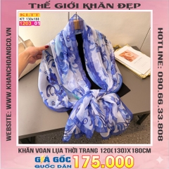 Khăn Lụa Tơ Tằm Thế Giới Khăn Đẹp cao cấp KLTT 203_01