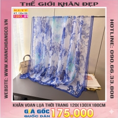 Khăn Lụa Tơ Tằm Thế Giới Khăn Đẹp cao cấp KLTT 203_01