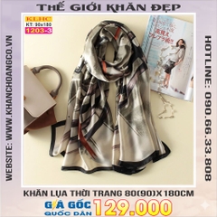 Khăn Choàng Cổ Lụa Thời Trang Thế Giới Khăn Đẹp KLHC 1110_3