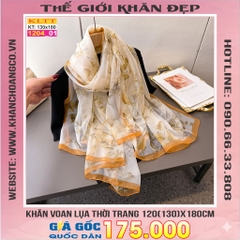 Khăn Lụa Tơ Tằm Thế Giới Khăn Đẹp cao cấp KLTT 204_01