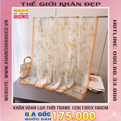 Khăn Lụa Tơ Tằm Thế Giới Khăn Đẹp cao cấp KLTT 204_01