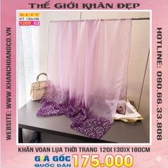 Khăn Lụa Tơ Tằm Thế Giới Khăn Đẹp cao cấp KLTT 205_02