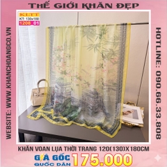 Khăn Lụa Tơ Tằm Thế Giới Khăn Đẹp cao cấp KLTT 208_01