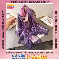 Khăn Lụa Tơ Tằm Thế Giới Khăn Đẹp cao cấp KLTT 212_01