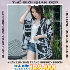 Khăn Choàng Cổ Lụa Thời Trang Thế Giới Khăn Đẹp KLHC 1074_2