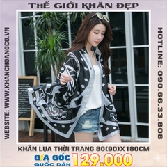 Khăn Choàng Cổ Lụa Thời Trang Thế Giới Khăn Đẹp KLHC 1074_2