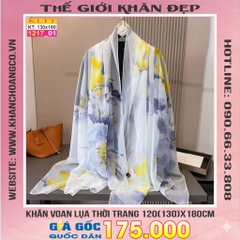Khăn Lụa Tơ Tằm Thế Giới Khăn Đẹp cao cấp KLTT 217_01