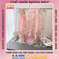 Khăn Lụa Tơ Tằm Thế Giới Khăn Đẹp cao cấp KLTT 221_01