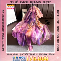 Khăn Lụa Tơ Tằm Thế Giới Khăn Đẹp cao cấp KLTT 226_01