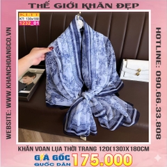 Khăn Lụa Tơ Tằm Thế Giới Khăn Đẹp cao cấp KLTT 232_01