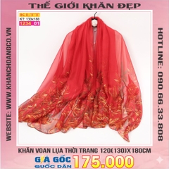 Khăn Lụa Tơ Tằm Thế Giới Khăn Đẹp cao cấp KLTT 234_01