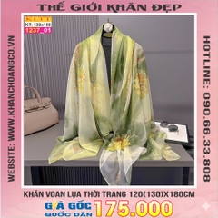 Khăn Lụa Tơ Tằm Thế Giới Khăn Đẹp cao cấp KLTT 237_01