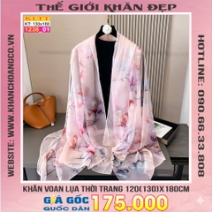 Khăn Lụa Tơ Tằm Thế Giới Khăn Đẹp cao cấp KLTT 238_01