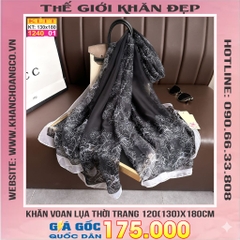 Khăn Lụa Tơ Tằm Thế Giới Khăn Đẹp cao cấp KLTT 240_01