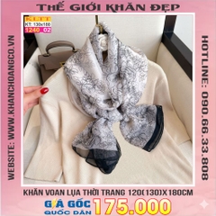 Khăn Lụa Tơ Tằm Thế Giới Khăn Đẹp cao cấp KLTT 240_02