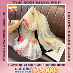 Khăn Lụa Tơ Tằm Thế Giới Khăn Đẹp cao cấp KLTT 242_01