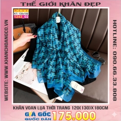 Khăn Lụa Tơ Tằm Thế Giới Khăn Đẹp cao cấp KLTT 243_02