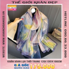 Khăn Lụa Tơ Tằm Thế Giới Khăn Đẹp cao cấp KLTT 244_01