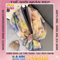 Khăn Lụa Tơ Tằm Thế Giới Khăn Đẹp cao cấp KLTT 244_01