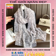Khăn Lụa Tơ Tằm Thế Giới Khăn Đẹp cao cấp KLTT 245_01