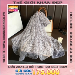 Khăn Lụa Tơ Tằm Thế Giới Khăn Đẹp cao cấp KLTT 245_01