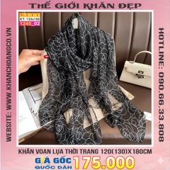 Khăn Lụa Tơ Tằm Thế Giới Khăn Đẹp cao cấp KLTT 245_02
