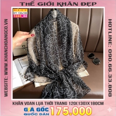 Khăn Lụa Tơ Tằm Thế Giới Khăn Đẹp cao cấp KLTT 245_02